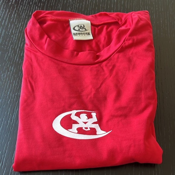 Hawaiian Style Rash Guard Red Women’s Size XL - Picture 9 of 9
